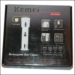"Kemei Rechargeable Hair Clipper -  Model NO:KM-3006A - Click here to View more details about this Product
